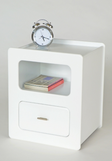 Modern painted bedside table